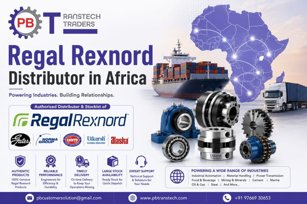 Industrial couplings supplier Africa - Regal Rexnord Africa distributor P.B. Transtech